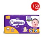 Kit Fralda Descartável Cremer Magic Care M 50 Unidades - 3 Unidades